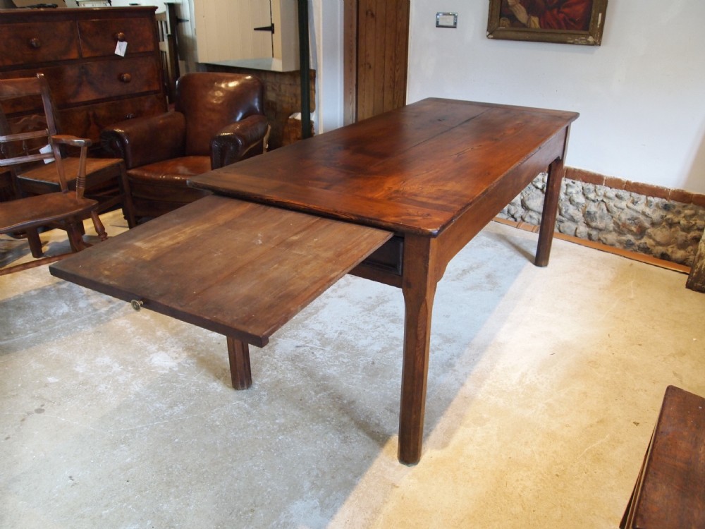 Table refectory dining farmhouse French Oak c1850 View II