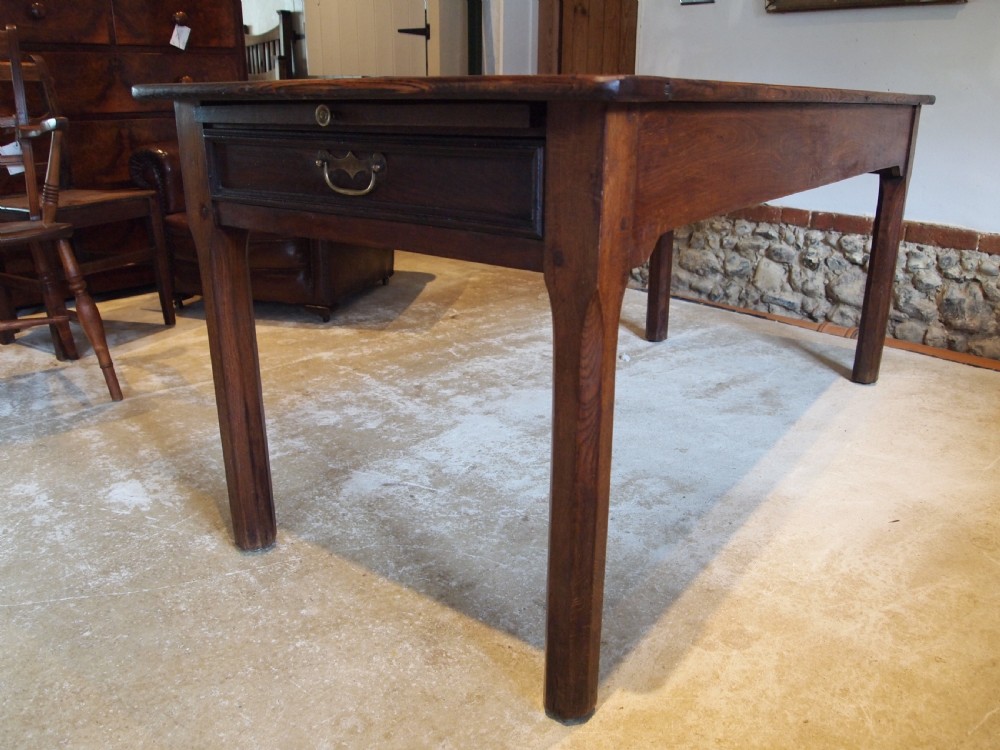 Table refectory dining farmhouse French Oak c1850 View VI