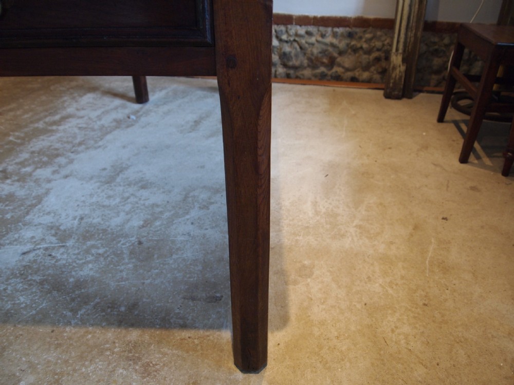 Table refectory dining farmhouse French Oak c1850 View XII
