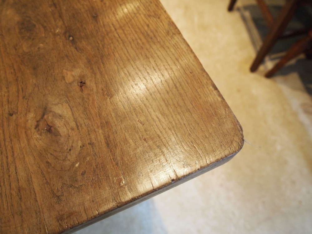 Table refectory French Oak dining farmhouse c1840 View II
