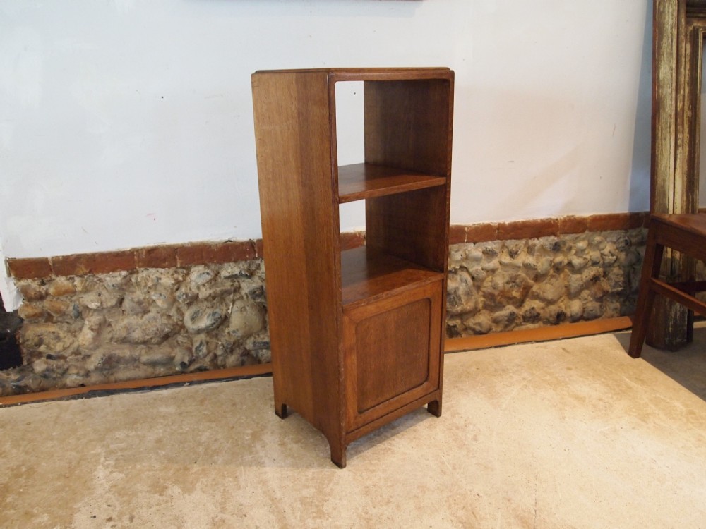 Cabinet cupboard bedside Oak manner of Heals c1930 View X