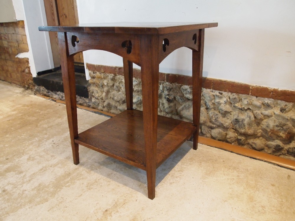 Table Arts and Crafts Oak manner of Voysey c1890