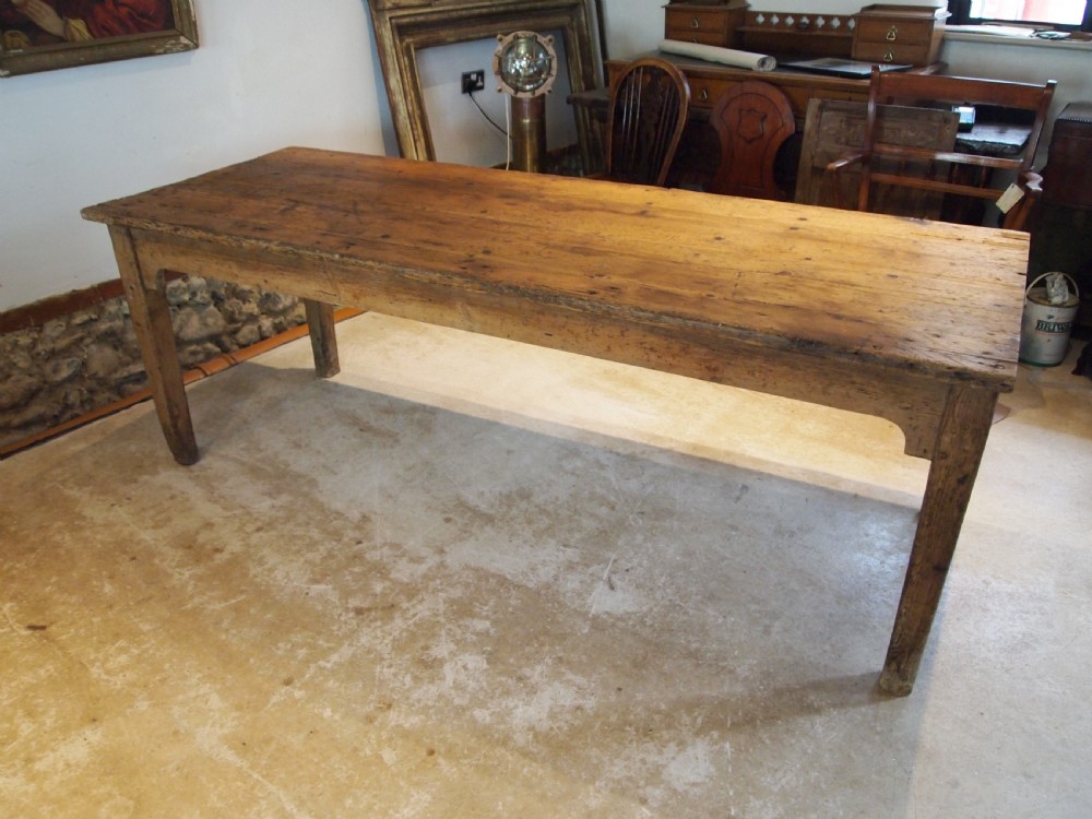 Table refectory dining farmhouse rustic George IV Pine c1820