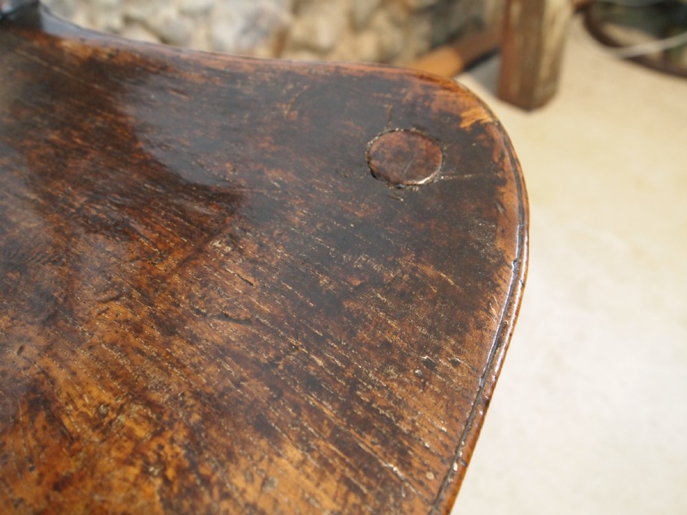 Chair very rare George III cart wheel back Windsor armchair c1790 View II