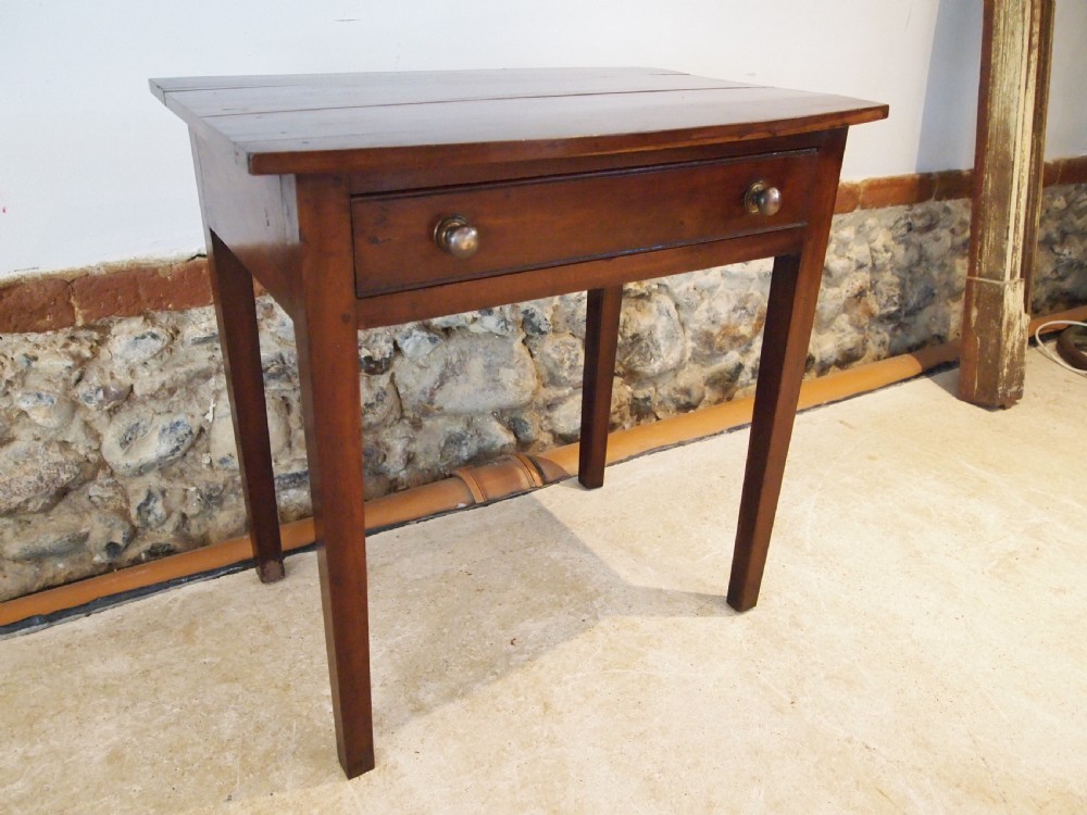 Table very rare George III Cherry side hall lamp console c1800