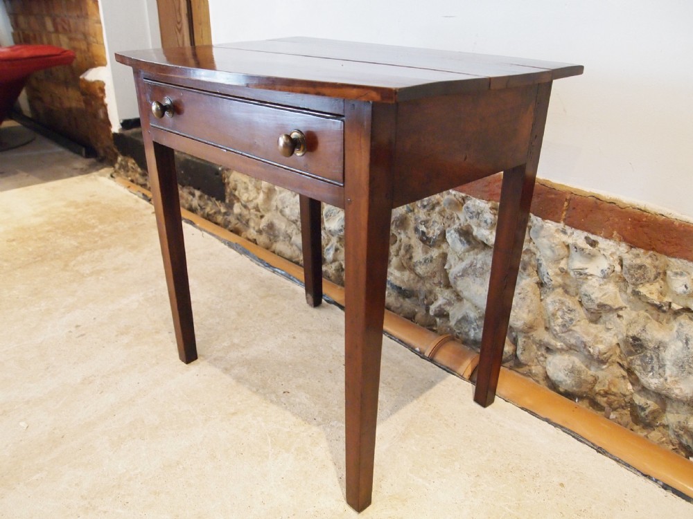 Table very rare George III Cherry side hall lamp console c1800 View VIII