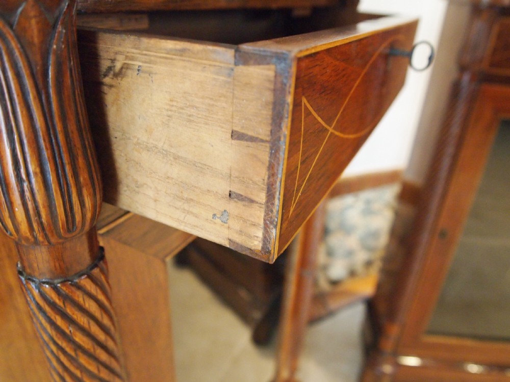 Wow outstanding pair of Edwardian Rosewood pier cabinets c1900 View XI