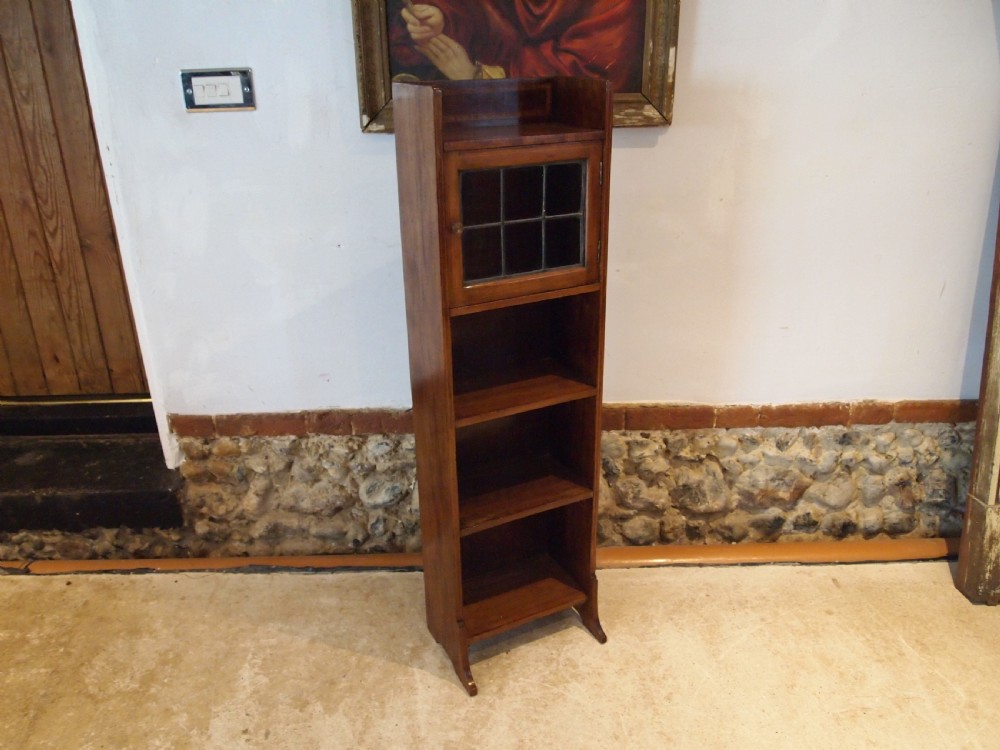 Bookcase Arts & Crafts Liberty & Co Caxton Walnut c1907