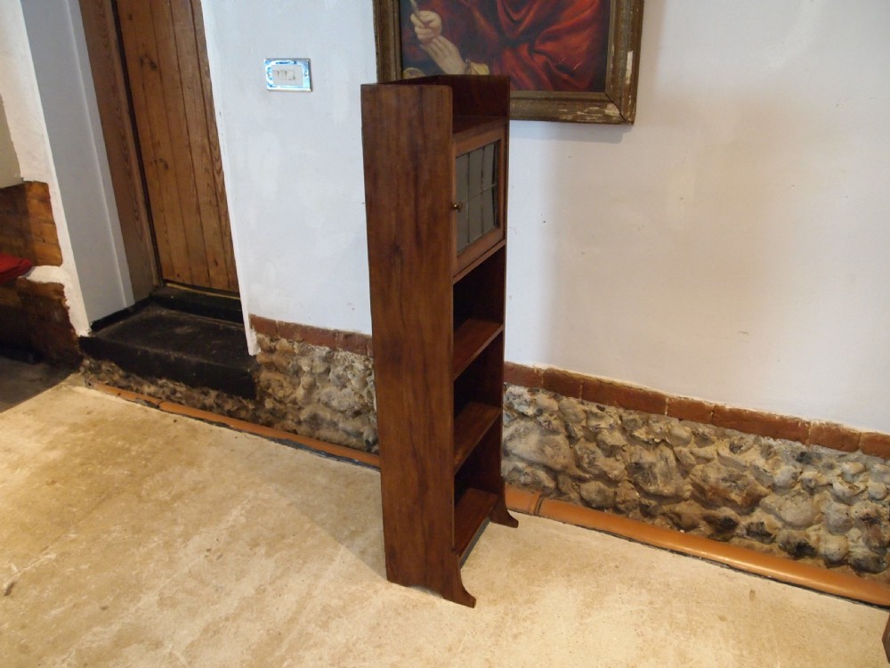 Bookcase Arts & Crafts Liberty & Co Caxton Walnut c1907 View VIII