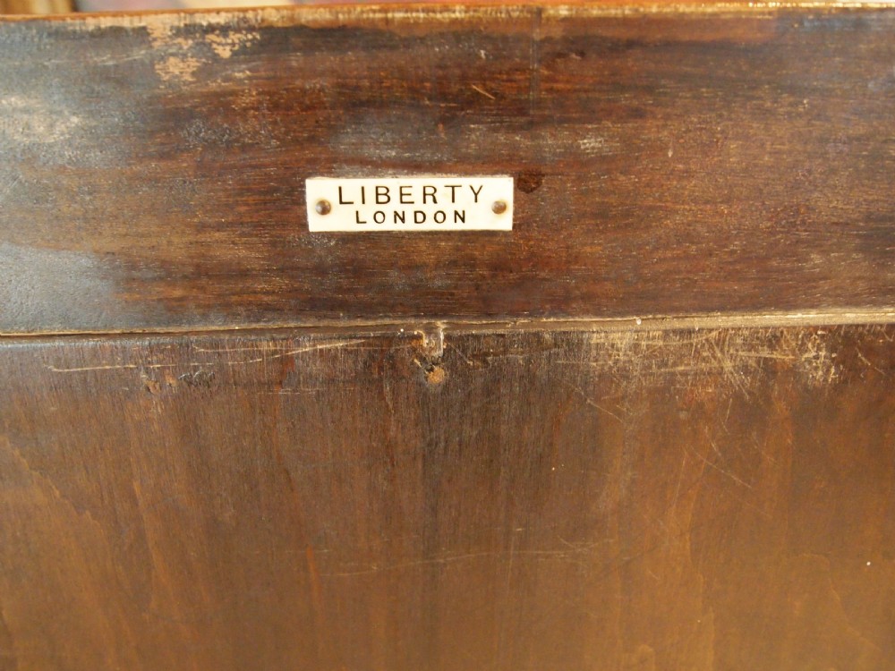 Bookcase Arts & Crafts Liberty & Co Caxton Walnut c1907 View IX