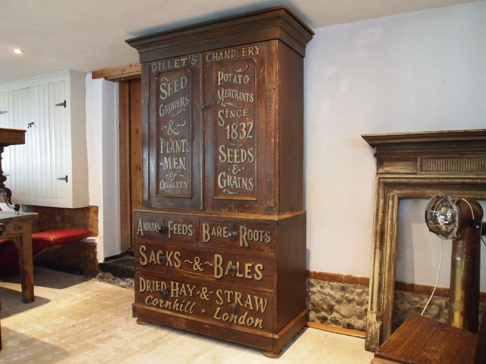 Chest of drawers Cupboard press Victorian pantry c1850