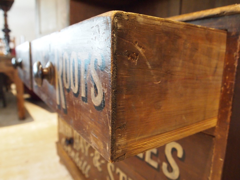 Chest of drawers Cupboard press Victorian pantry c1850 View IV