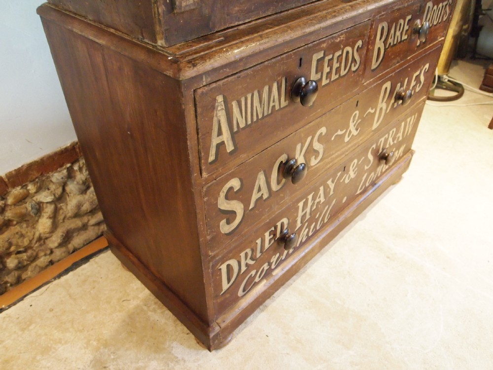 Chest of drawers Cupboard press Victorian pantry c1850 View VIII