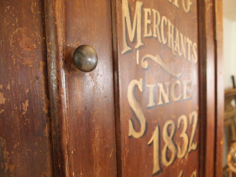 Chest of drawers Cupboard press Victorian pantry c1850 View XII
