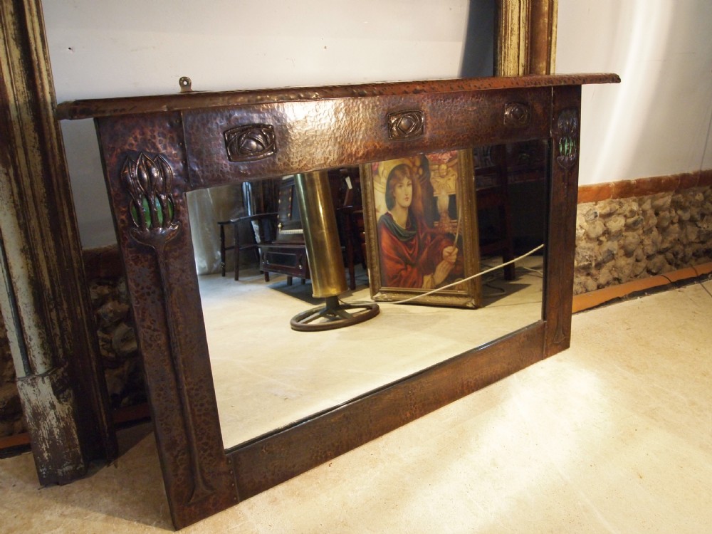 Mirror outstanding Arts & Crafts Glasgow school c1890