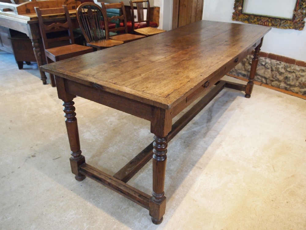 Table refectory farmhouse dining French Oak c1880