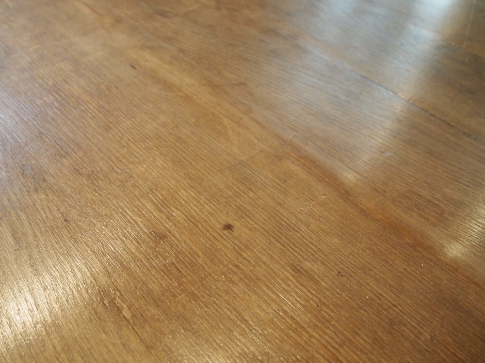 Table refectory Farmhouse dining French Chestnut c1890 View XI