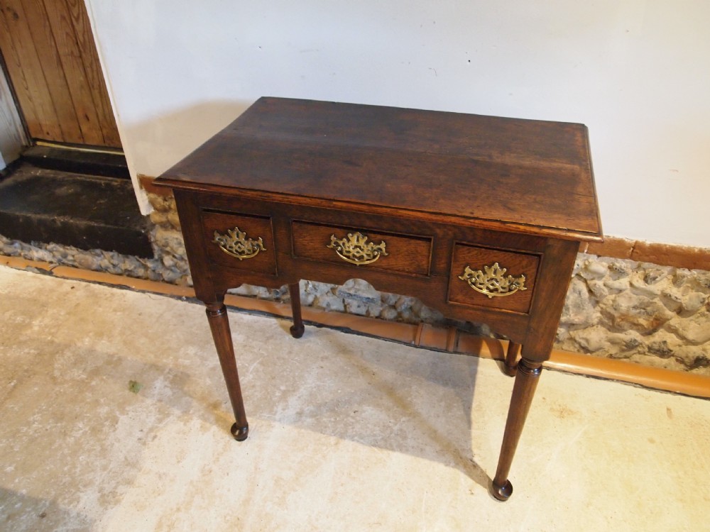 Table superb lowboy George III Oak c1770