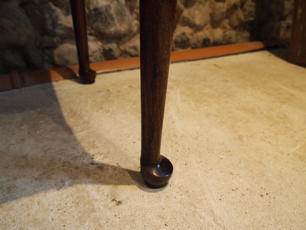 Table superb lowboy George III Oak c1770 View VII