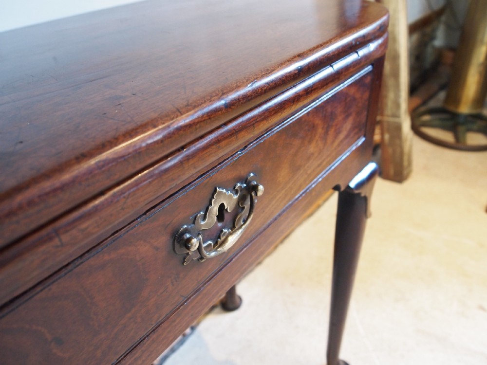 Table rare George II Irish Mahogany side hall console tea c1740 View III