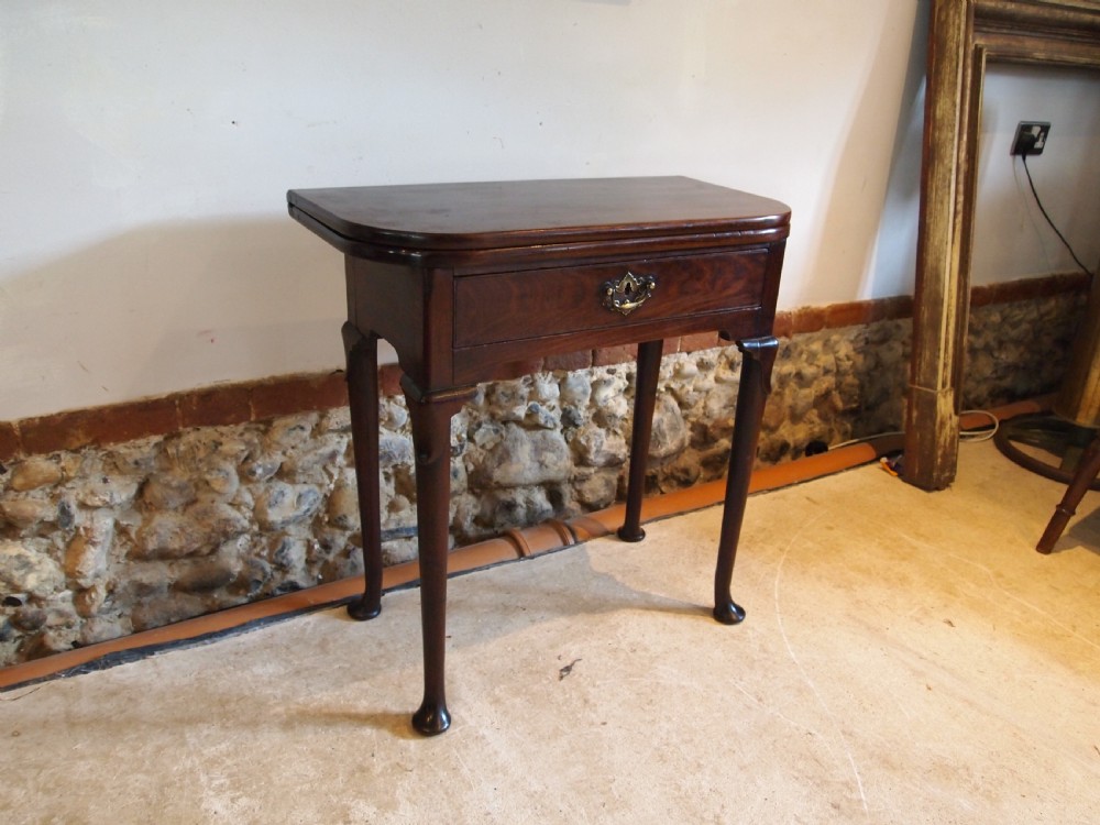 Table rare George II Irish Mahogany side hall console tea c1740 View VIII