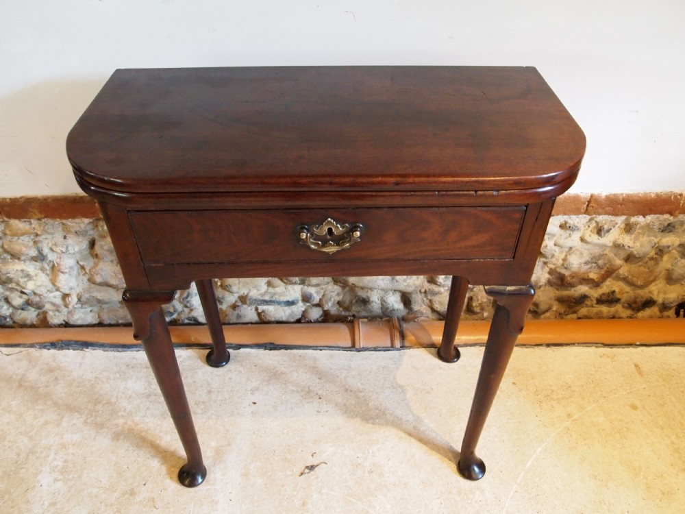 Table rare George II Irish Mahogany side hall console tea c1740 View XIII