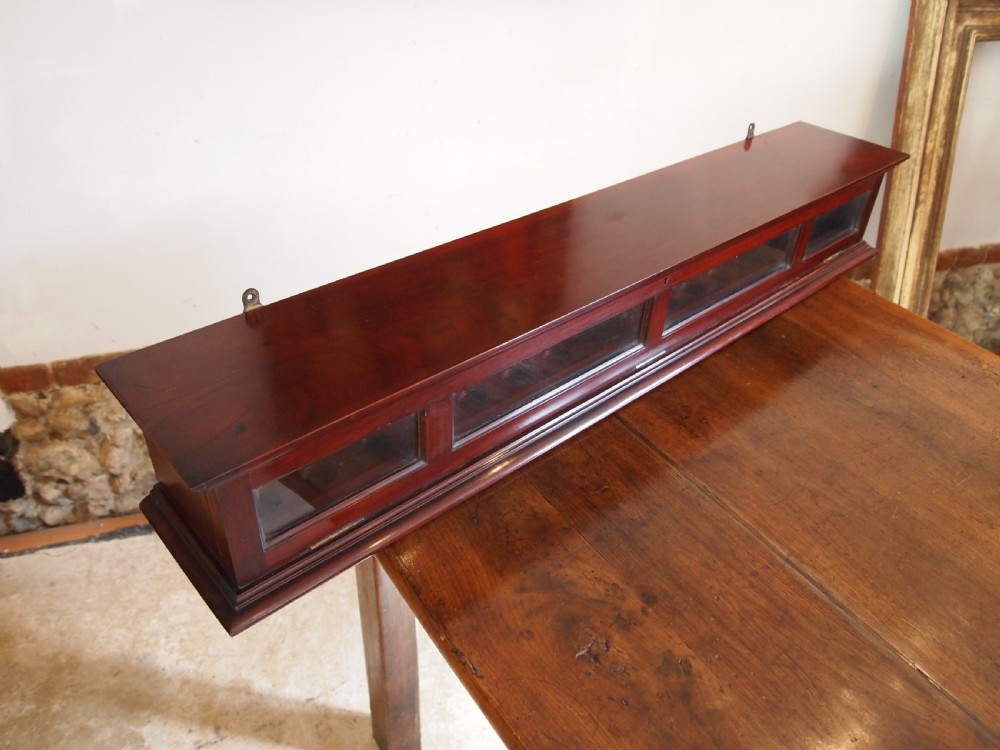 Snooker ball cabinet Victorian Orme and Sons Mahogany c1890
