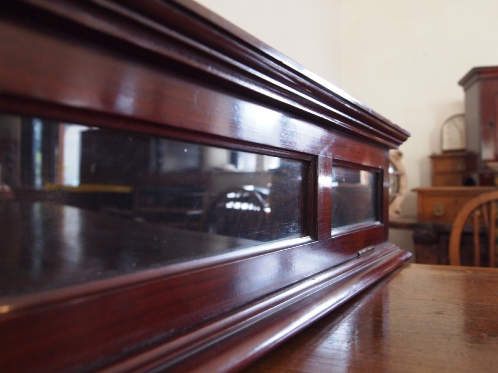Snooker ball cabinet Victorian Orme and Sons Mahogany c1890 View XII