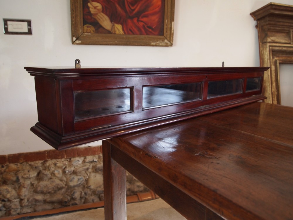 Snooker ball cabinet Victorian Orme and Sons Mahogany c1890 View XIV