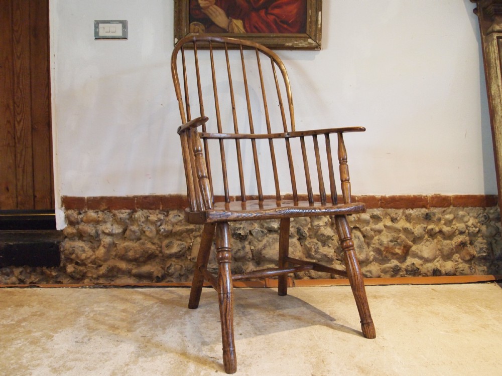 Chair rare primitive West Country Windsor Ash Elm George III c1790 View XI