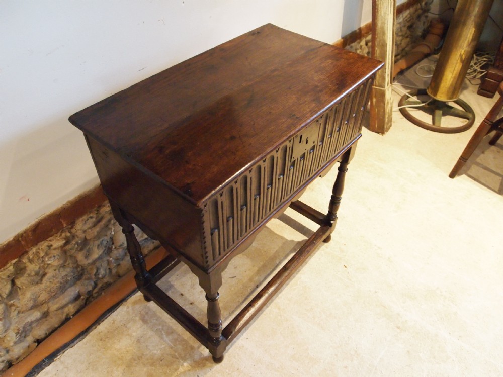 Bible box Charles II Oak c1680