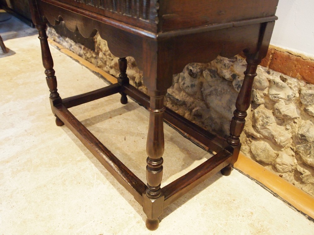 Bible box Charles II Oak c1680 View VII