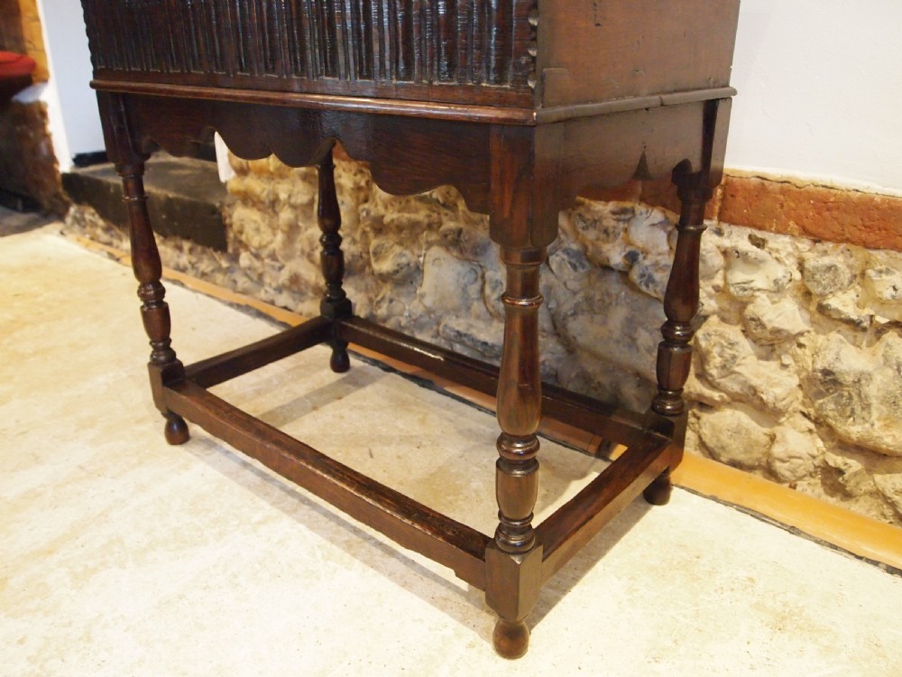 Bible box Charles II Oak c1680 View XI
