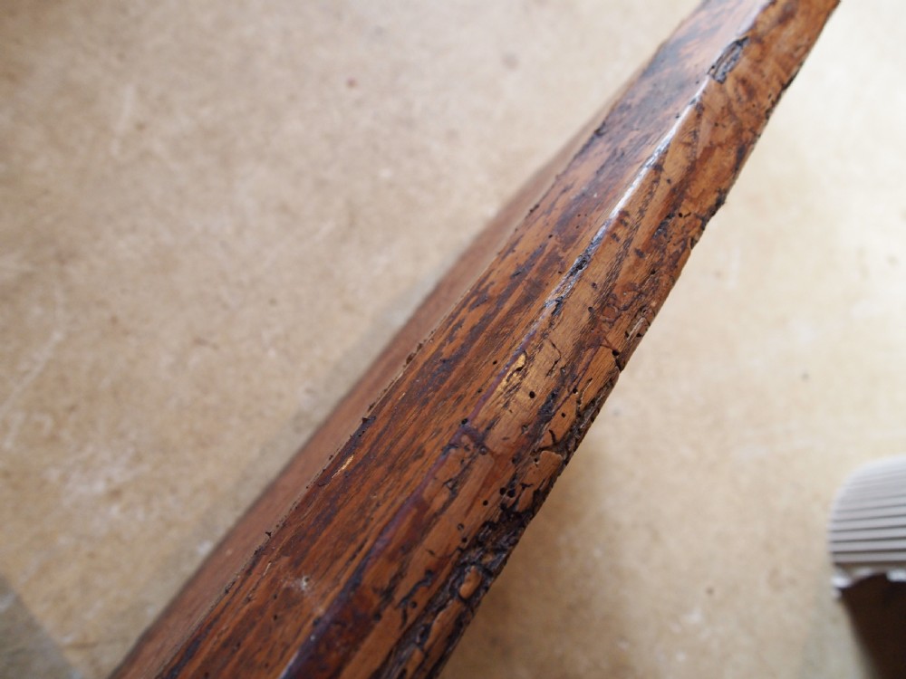 Bench outstanding rare George III Refectory  settle Elm c1790 View IX