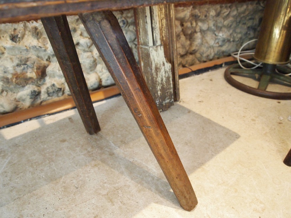Bench wonderful European settle Pine Victorian period c1870 View VI