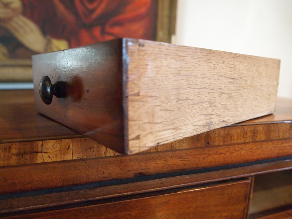 Chest of drawers Secretaire very rare small George IV Mahogany c1820 View II