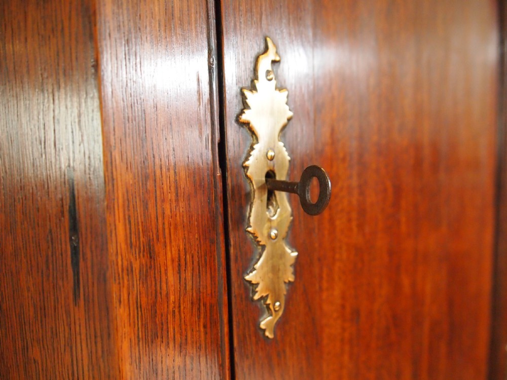 Corner cupboard cabinet Welsh oak George III c1790 View VI