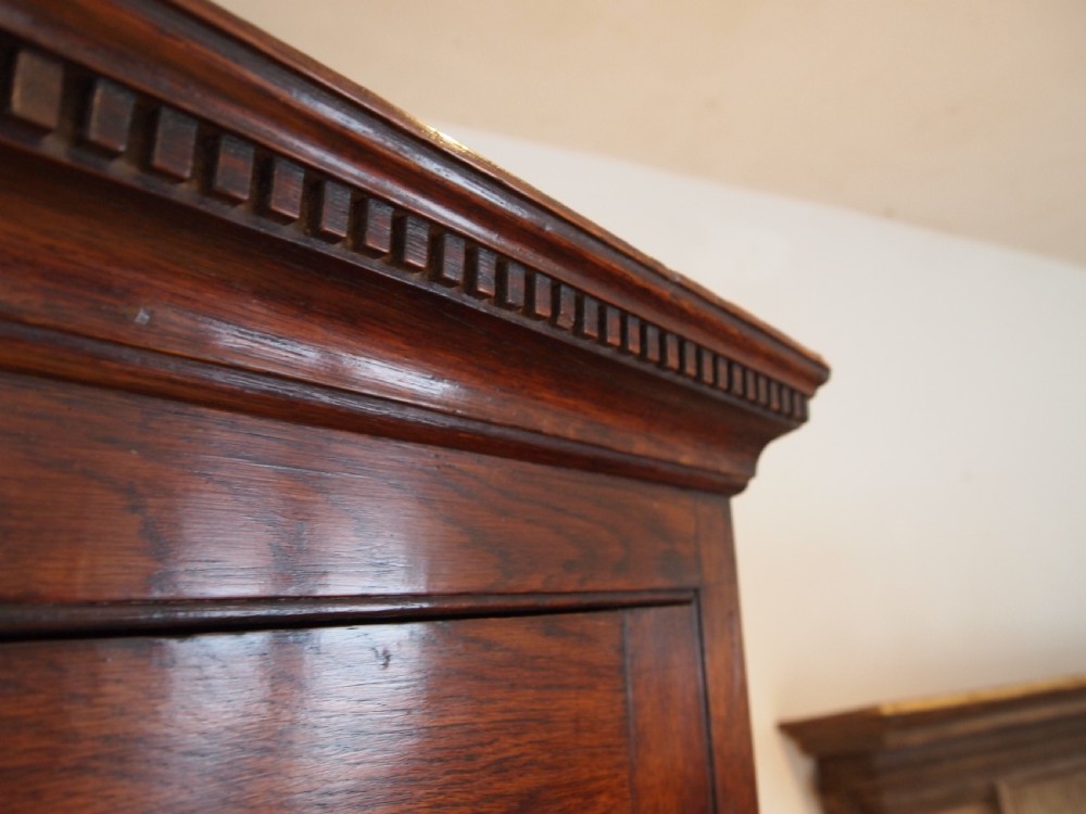 Corner cupboard cabinet Welsh oak George III c1790 View IX