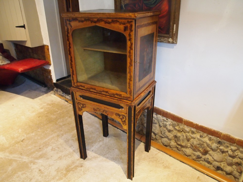 Cabinet display curio grand tour Italian c1790 View VI