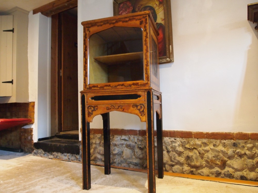 Cabinet display curio grand tour Italian c1790 View VIII