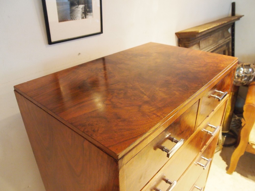 Chest of Drawers Heals London Art Deco Walnut c1920 View III