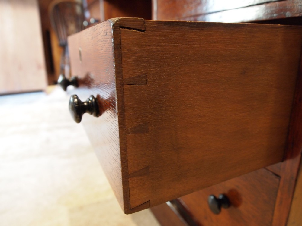 Desk stunning Victorian Oak 3 part c1880 View V