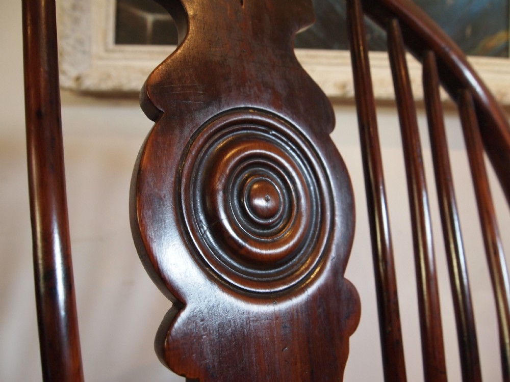 Chair 'the best of chairs' Early Victorian Windsor Yew Attri Prior c1840 View II