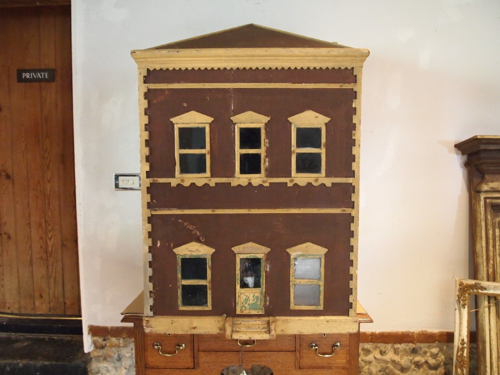Dolls House Grand Victorian dated 1896 London double sided