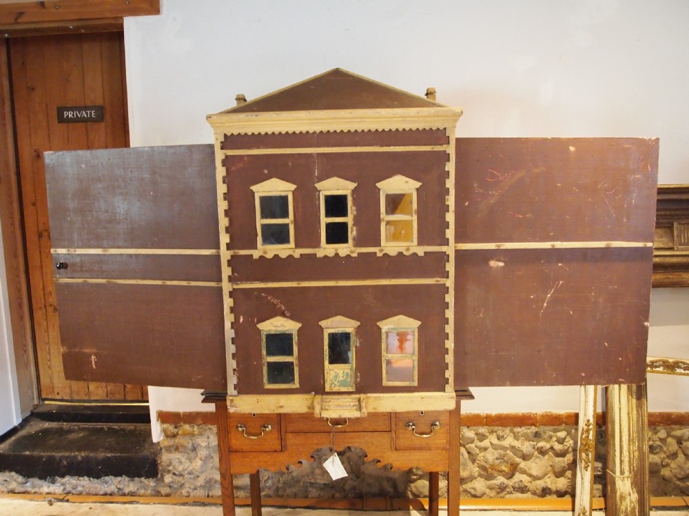 Dolls House Grand Victorian dated 1896 London double sided View IV