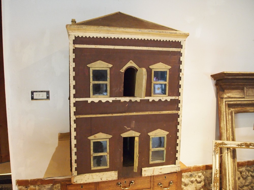 Dolls House Grand Victorian dated 1896 London double sided View X
