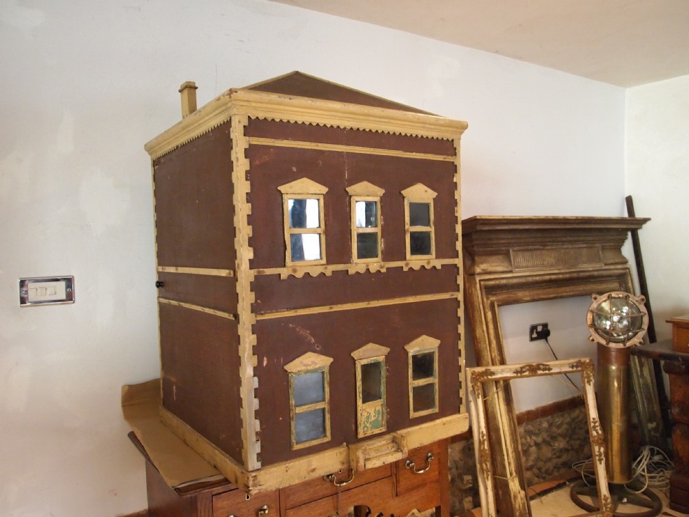 Dolls House Grand Victorian dated 1896 London double sided View XIII