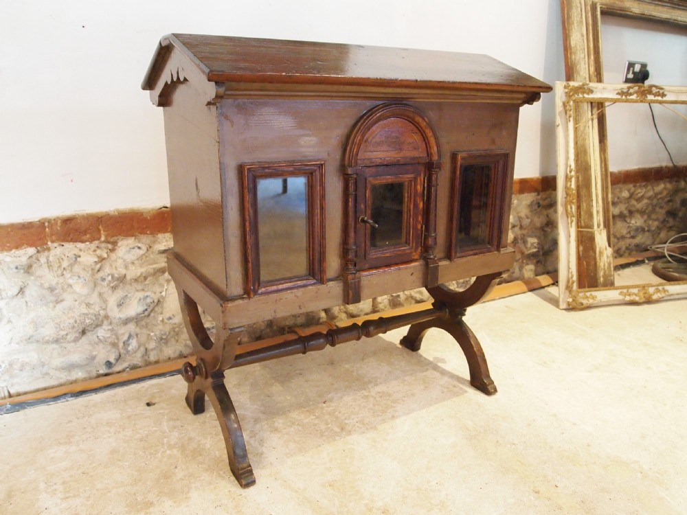 Dolls house rare 19th c Danish folk art dated 1885 View XI