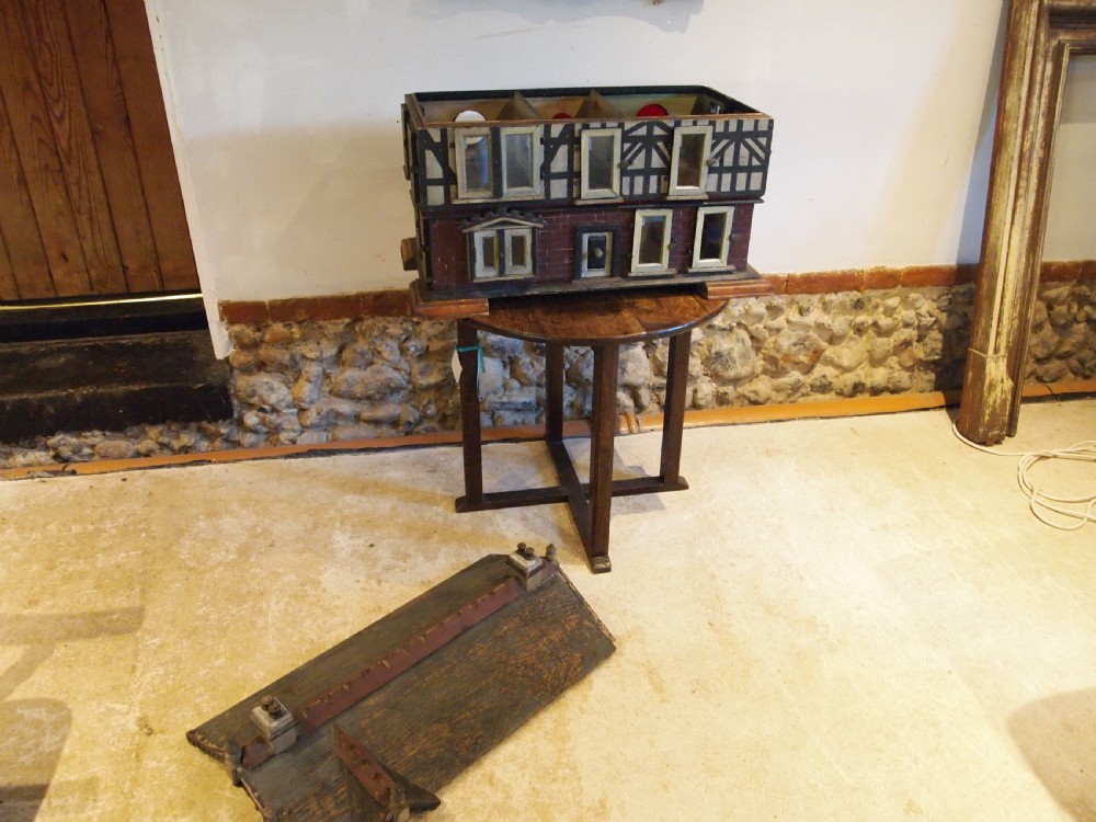 Dolls House Edwardian detailed Tudor scratch built c1900 View III