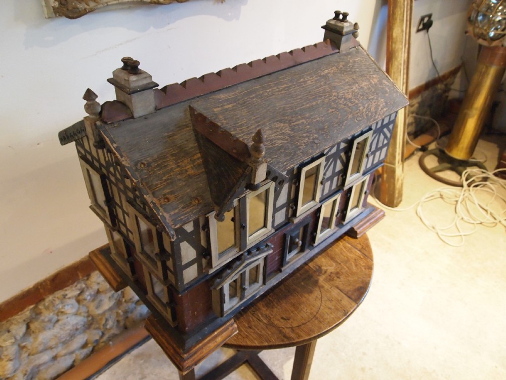 Dolls House Edwardian detailed Tudor scratch built c1900 View VI